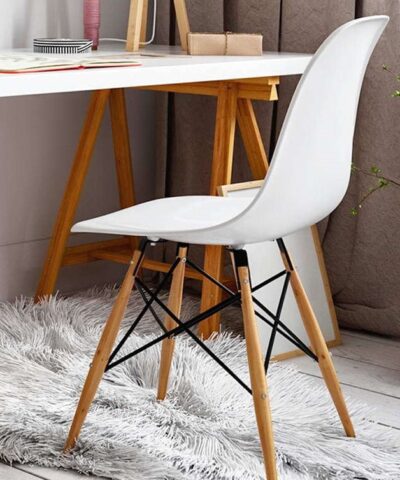 Eames DSW White Office Chair