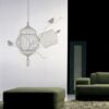 Free Birds Wall Sticker Grey