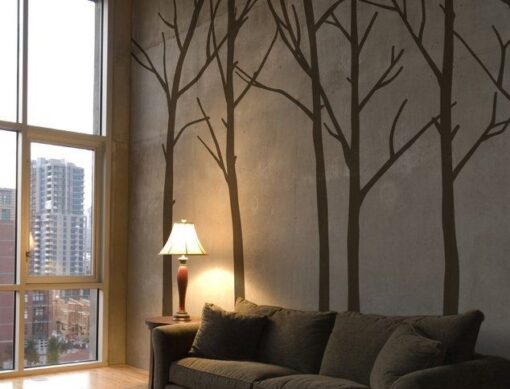 Brown Winter Wall Stickers UK