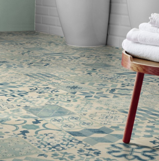 blue sheet vinyl flooring raval