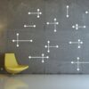 Atomic Wall Sticker White