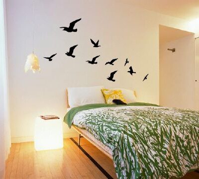 Flock of Birds Wall Sticker in Black