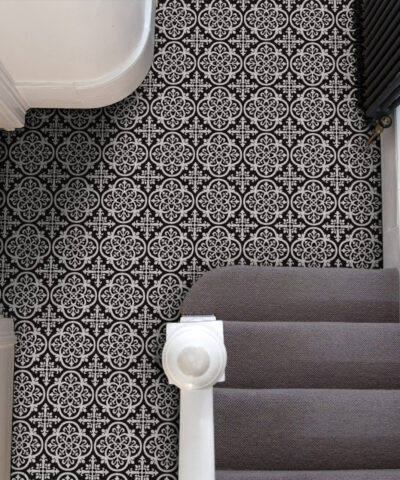 Gothic vinyl floor tiles Victorian House