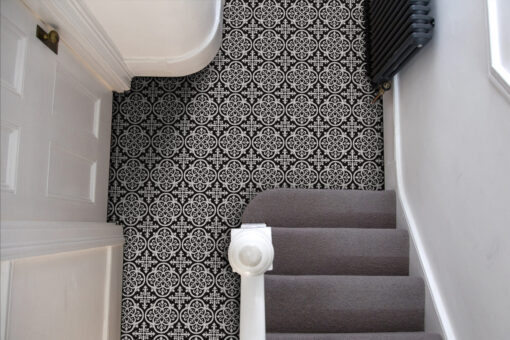 Gothic vinyl floor tiles Victorian House
