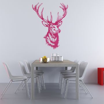 Kitsch Wall Sticker Magenta