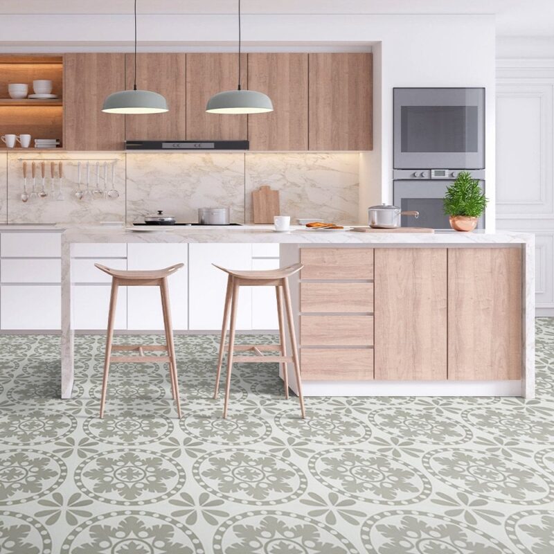 Sorzano Sage Vinyl Floor Tiles