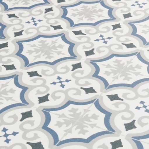 Cuenca Blue Sheet Vinyl Flooring