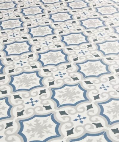 Cuenca Blue Sheet Vinyl Flooring