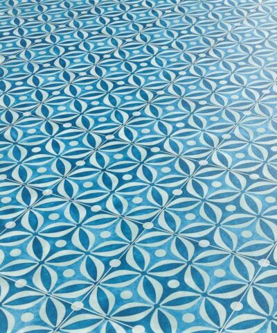 Emilia Azure Sheet Vinyl Flooring