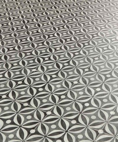 Emilia Black Sheet Vinyl Flooring