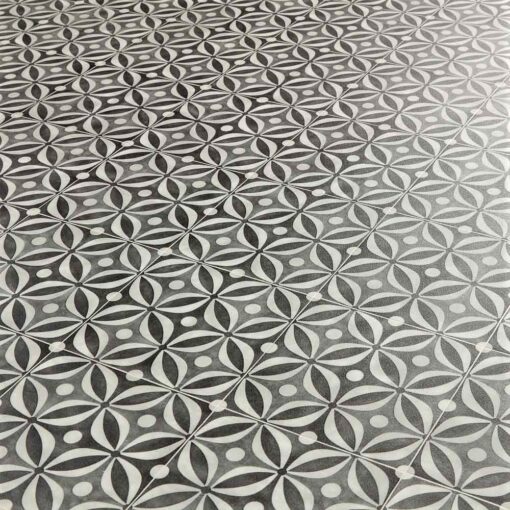 Emilia Black Sheet Vinyl Flooring