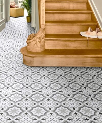 Cuenca Grey Sheet Vinyl Flooring