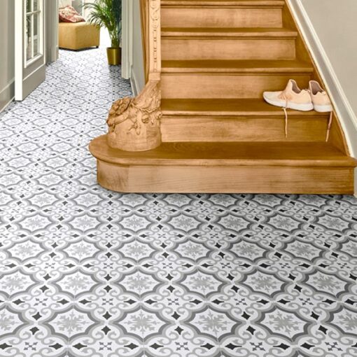 Cuenca Grey Sheet Vinyl Flooring