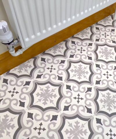 Cuenca Grey Sheet Vinyl Flooring