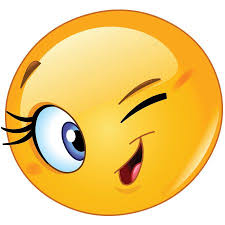 Flirty wink emoji | Winking emoji, Funny emoticons, Emoticons emojis