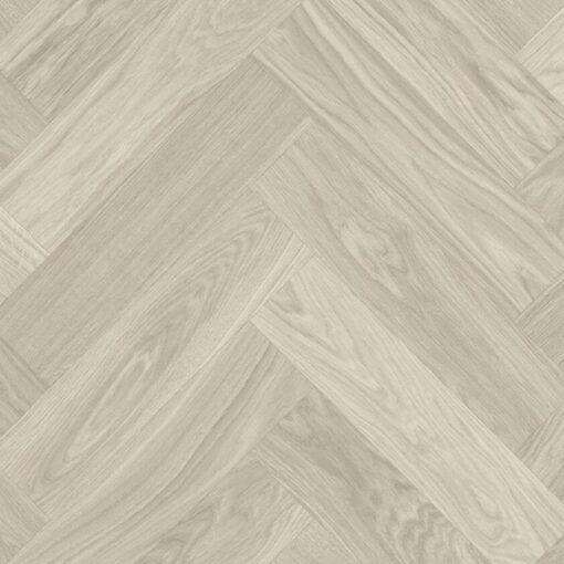 Herringbone Parquet Light Oak Sheet Vinyl Flooring