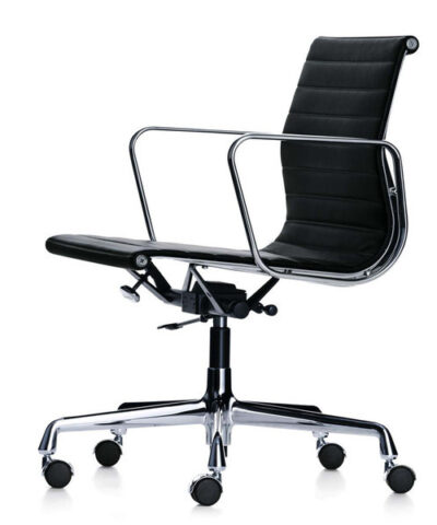 Eames EA117 Office Chair Black Leather