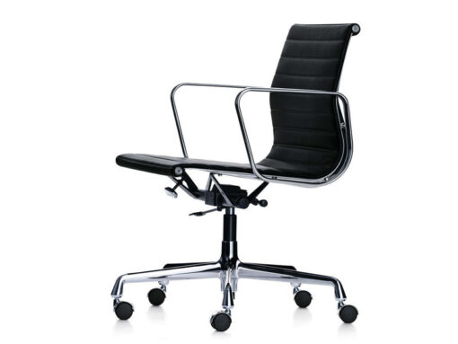 Eames EA117 Office Chair Black Leather