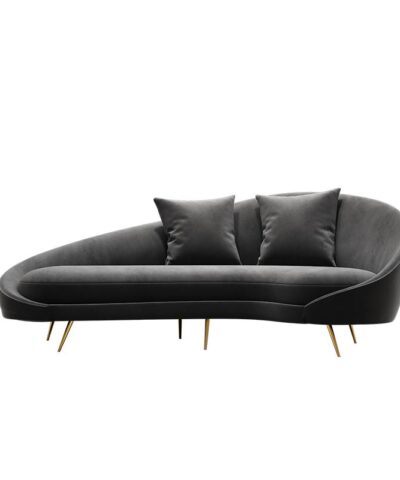 Curved Sofa black