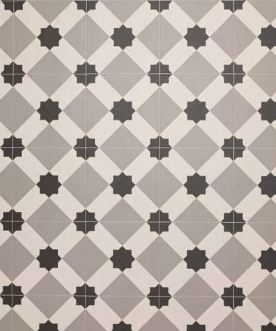 Edwardian Star Grey sheet vinyl flooring
