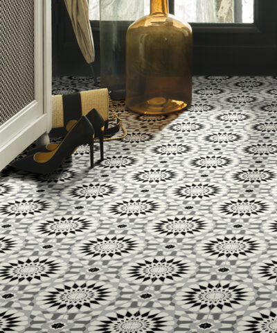 Fes Grey sheet vinyl Flooring 1