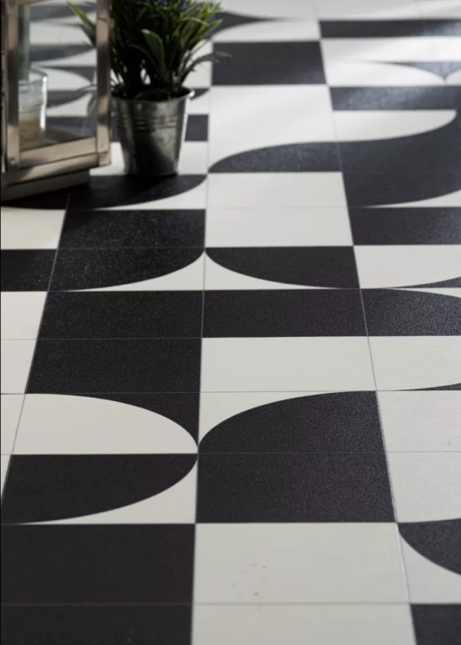 Puzzle Black sheet vinyl
