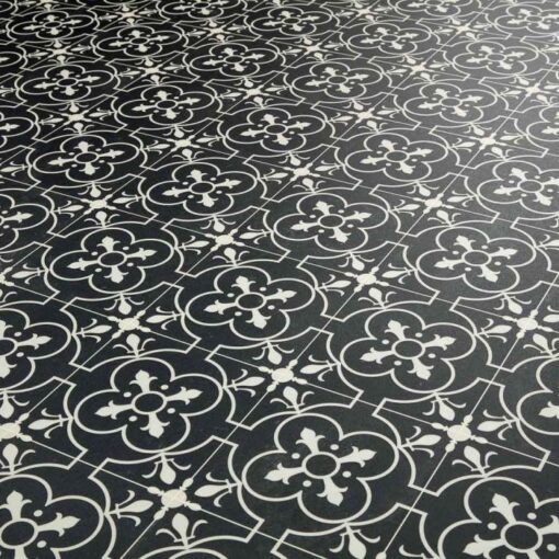 Ruskin Black Sheet Vinyl Flooring