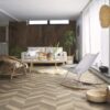 Chevron Sheet Vinyl FLooring