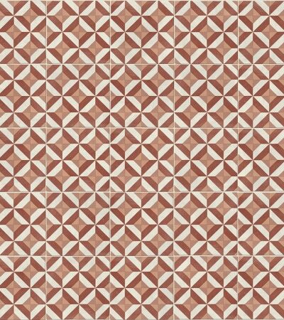 Modernist Red Sheet Vinyl Flooring