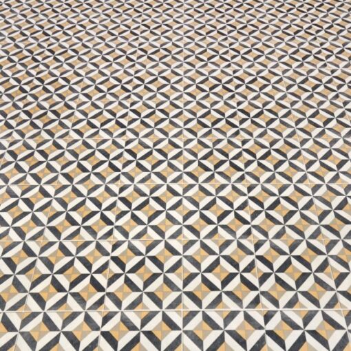 Modernist Yellow Sheet Vinyl Flooring