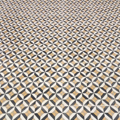 Modernist Yellow Sheet Vinyl Flooring