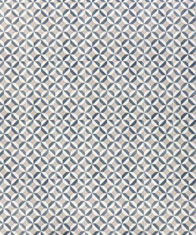 Modernist Blue Sheet Vinyl Flooring