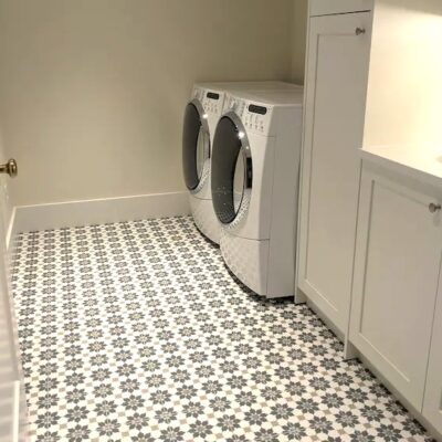 Retro Floral 2 Sheet Vinyl Flooring
