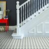 retro floral 4 sheet vinyl flooring