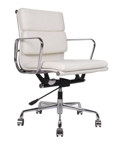 White Eames Style EA217 Chair