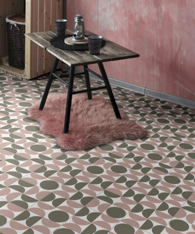 MCM Rose Sheet Vinyl Flooring