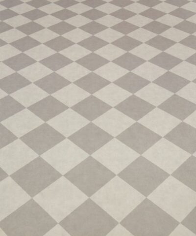 Grey Checkerboard Sheet Vinyl Flooring