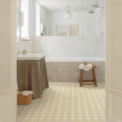 Laura Beige Sheet Vinyl Flooring