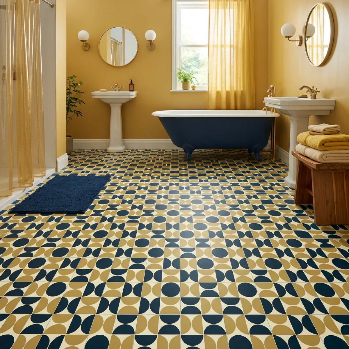 MCM Sunset Sheet Vinyl Flooring